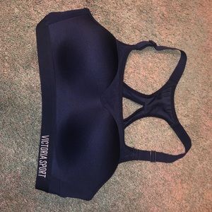 Navy Blue Victoria Sport Bra